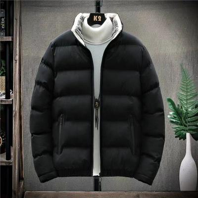 China 2023 New QUICK DRY men's cotton-padded jacket cotton-padded jacket fashion simple joker collar plus velor padded jacket spot. for sale