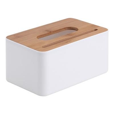 China New Design Home Decor Home Decor Multifunctional Bamboo Home Decor Tissue Box for sale