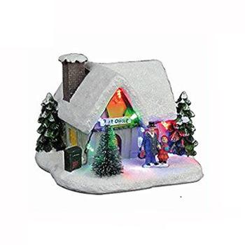 China Exquisite Christmas House Resin China China Resin LED Home Furniture for sale