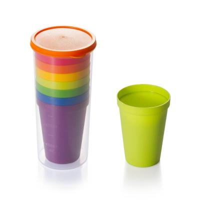 China Rainbow Viable Travel Portable 7 Color Mug Set for sale