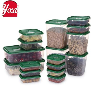 China 2018 Freshness Preservation Eco Friendly Plastic Food Storage Container Set for sale