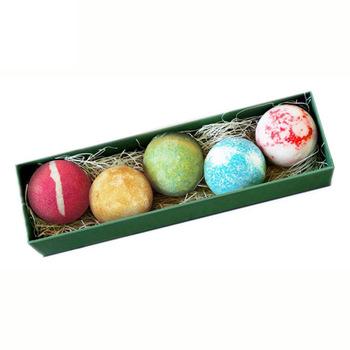 China Customized Natural Eco-Friendly Eco-Friendly SPA Bath Premium Colored Bomb for sale