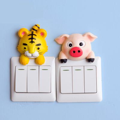 China Durable Durable Customize Animal Cartoon Wall Lamp Switch Decoration for sale