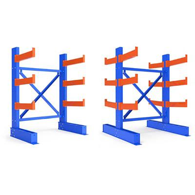 China Durable Steel Industrial Heavy Duty Storage Metal Cantilever Racking Shelf Rack System for sale