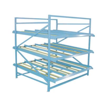 China Heavy Duty Fluid Type Shelf Warehouse Rack Best Quality Cardboard Rack for sale