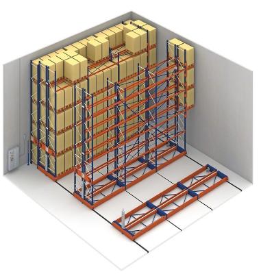 China Corrosion Protection High Density Steel Automatic Storage Electric Mobile Rack For Heavy Duty Racks for sale