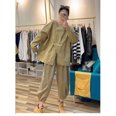 China Fashion Solid Color Simple Niche Anti-Pilling Tops Casual Shirts Blusas Mujer for sale