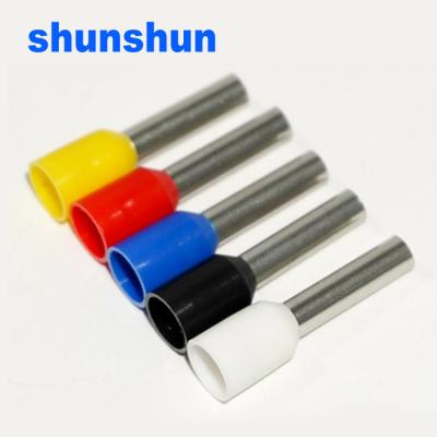 China E1008 E1010 E1012 E1018 E1508 E1510 E1512 E1518 Pre-Insulated Ferrule Wire Connector Crimp Terminal E for sale