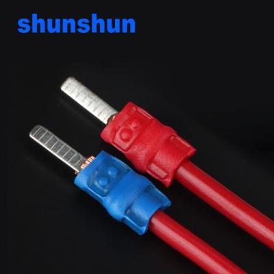 China DBV2 DBV2-10 DBV2-14 DBV2-18 14AWG blue | 16AWG Insulated Easy Entry Blade Terminals Quick Crimps DBV Electrical Terminal Connector for sale