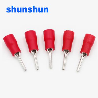 China Wholesale Red PTV1.25 PTV1.25-10 PTV1.25-12 PTV1.25-18 Pin Terminal Wire Pin Terminal Crimp Terminal Cheap Type PTV for sale