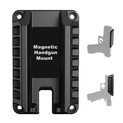 China Magnetic Gun Mount Bugleman Gun Mount Magnetic Gun Holder Magnet for Flat Surface Guns with Screws and Adhesive, Magnetic Gun Mount for sale