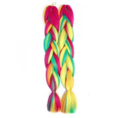 China Low Tempreture Fiber Twin Color Elephant Braids Synthetic Fiber Hair Braids Crochet Extension for sale