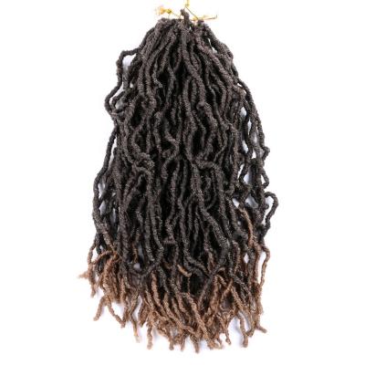 China NU Locs Hair Synthetic Fiber Hair Braids Low Tempreture Fiber 18