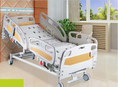 China cama eléctrica del contorno ISO9001 ICU 5 de 750m m de la función de hospital del hospital auto ICU de la cama en venta