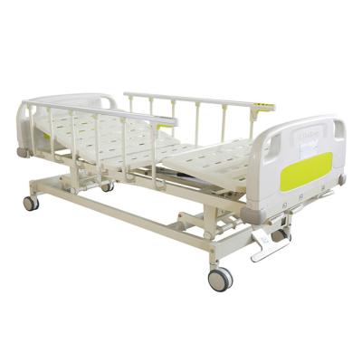 China 500MM 2 Crank Adjustable Manual Crank Hospital Bed for sale