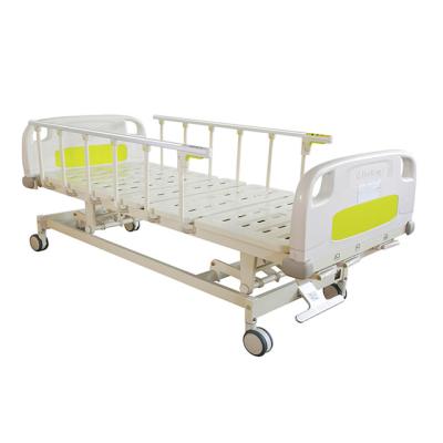 China Uno mismo ajustable de la cama de la asistencia médica de la manivela manual del ABS que lubrica el hospital que cuida a Ward Bed en venta