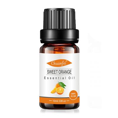 China Skin Revitalizer OEM 100% Pure Natural Essential Oil Diffuser Skin Care Oil Sweet Orange Massage Oil for sale