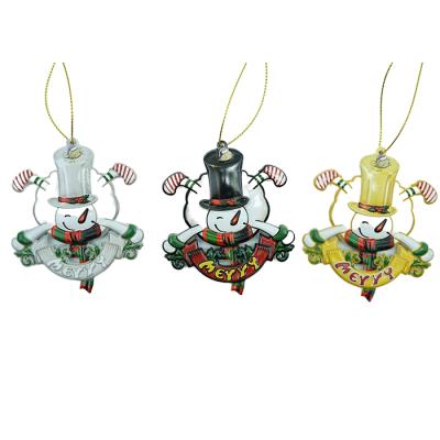 China Worldwide 2020 Christmas Ornament Resin Snowman Ornaments Snowman Gift and Craft for sale