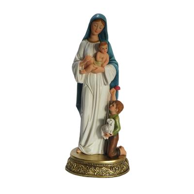 China Around the World Religious Souvenir Top Polyresin Portrait Grace Religious Figurine St Mary Statue for sale