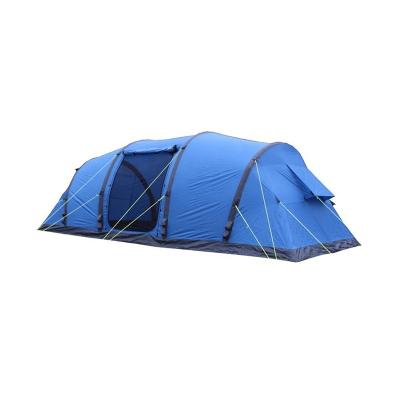 China Extended Type Camping Tunnel Tent Family Large Space For 5-8 Persons One Piece Automatic Inflatable Tent for sale