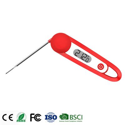 China Kitchen Thermometers 3S Instant Read Probe Digital Folding Waterproof Electronic Barbecue Food Meat Thermometer for sale