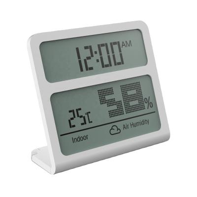 China ABS Factory Price Plastic Electronic Hygrometer Thermometer With Date Display for sale