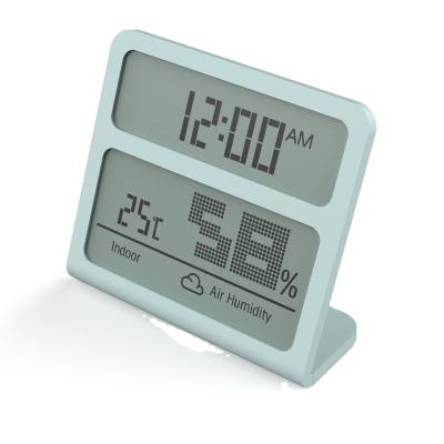 China ABS New Plastic LCD Display Digital Thermometer Hygrometer With Big Screen for sale