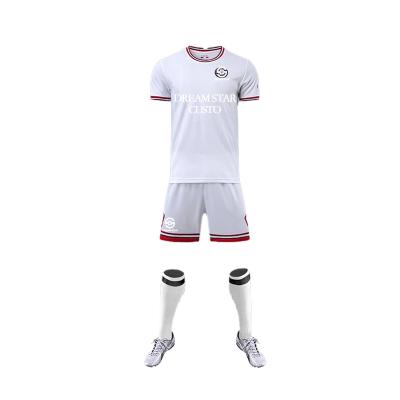 China Breathable Thai Short Sleeve Soccer Jersey Sets Quality Soccer Uniform for sale