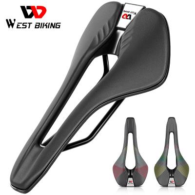 China CYCLING WEST Motion Nylon Fiber High Performance Flow MTB Road Bike Leather Open Super Saddle for sale