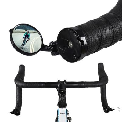 China WEST Rotatable/Ultralight/EasyInstallation BICYCLE Mirror Road Bike Rearview Handlebar 360 Degree Handlebar Safe Cycling Rear Mirror Rotating Bike Accessories for sale