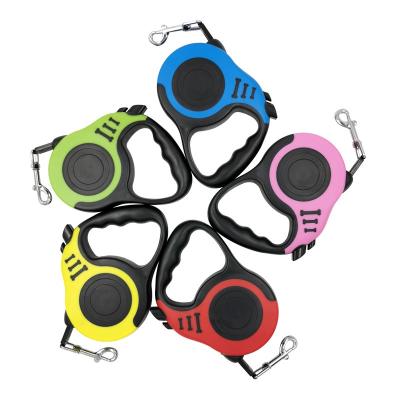 China Custom OEM Factory Price Flashlight Dog Retractable Leash For Walking for sale