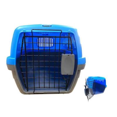 China Cat Dog Luxury Pet Cage Breathable Plastic Portable Airline Travel Pet Carrier Approved for sale