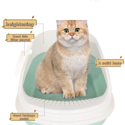 China Factory Wholesale China Manufacturer Sustainable Extra Large Clean Up Durable Cat Litter Box Toilet for sale