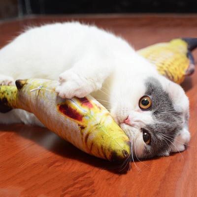 China Eco-friendly Velvet Pet Chew Dancing Flippity Fish Cat Toy Sustainable for sale