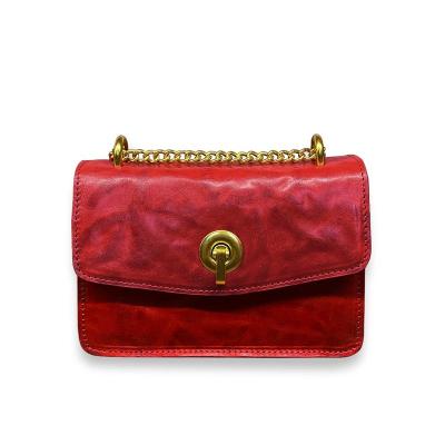 China Waterproof Women's Small Cross - Body Bag Real Leather Shoulder Small Handbag Clutch Bag Fashion Soft Evening Clutch Bag for sale