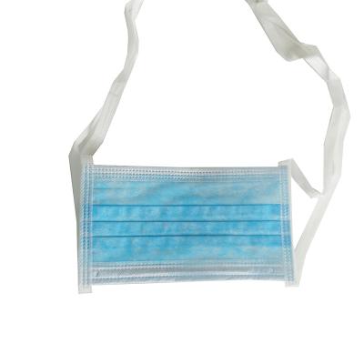 China All Type IIR Personal Protective Tie On Loop Disposable Surgical Medical Face Mask for sale