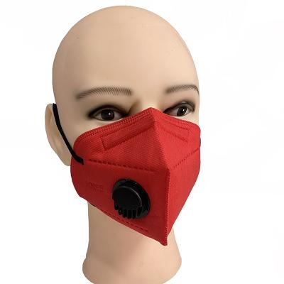 China All Disposable KN95 Face Mask With Valve Breathing Respirator Filter for sale