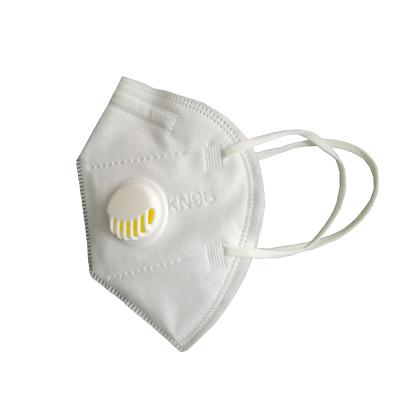 China All Discount Air Pollution Mouth Protective White Disposable KN95 Face Mask With Valve for sale