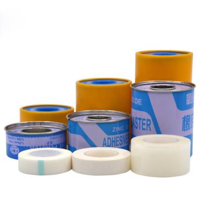 China Cut Disposable Medical Surgical Waterproof 100% Cotton Adhesive Zinc Oxide Tape Plaster for sale