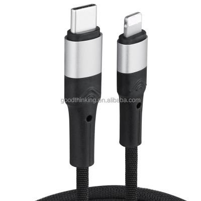 China Camera USB C Charging USB 2.0 USB 3.0 OEM ODM Logo Braided Charge Fast Cable For Mobile Type C To L Port For iPhone for sale