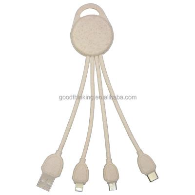 China Camera Multiple 3 in 1 Mini USB USB Charging Cable Type 14CM Micro C Biodegradable Data Cable For Lumix for sale