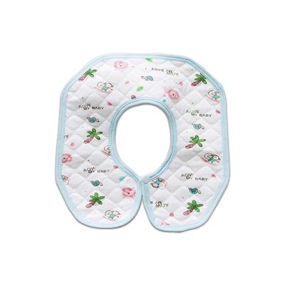 China New Washable Waterproof Comfortable Newborn Cotton Cartoon Animals Printed Kids Baby Bibs for sale