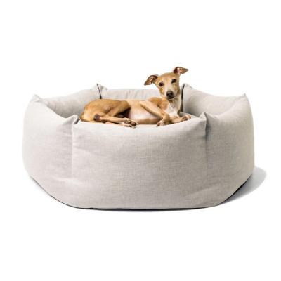 China Universal Travel Four Seasons Solid , Color Removable Washable Crystal Velvet Padded Pet Dog Nest for sale