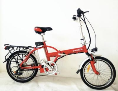 China Aluminum Alloy ZEDA-EF2002 20 Inch 350W Electric Bike 36V 10Ah Lithium Battery Folding Electric Bicycle Ebike for sale