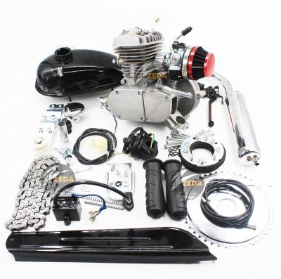 China 80cc Engine Kit Bike Bicycle Motorized 2 Stroke Engine Gasoline Gas Engine Kit 42x42x17CM for sale