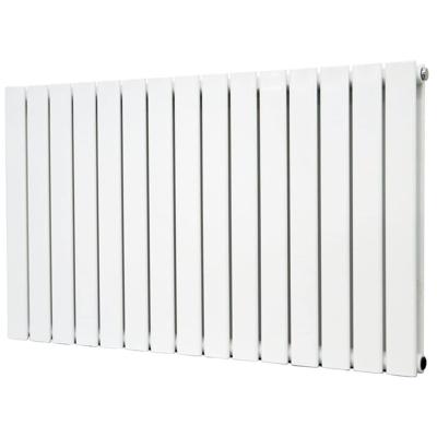 China Horizontal Flat Panel Double Column Designer Radiator White Bathroom Central Heating for sale