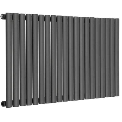 China Designer Bathroom Central Heating Panel Radiator Anthracite Horizontal Single Double Oval for sale