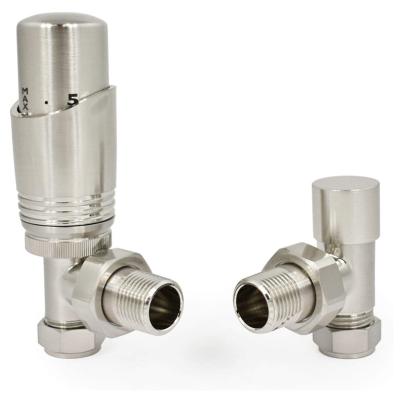 China General Angled TRV Modern Thermostatic Radiator Valve Intelligent Radiator Valve (Pair) for sale