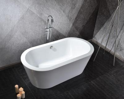 China Low Price Freestanding Artificial Stone Indoor Solid Outdoor Freestanding Bathtub With Soaking Function for sale