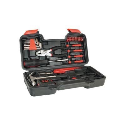 China Red DIY Tools 39PCS DIY Home Repair Tools DOZ Tool Kits for sale